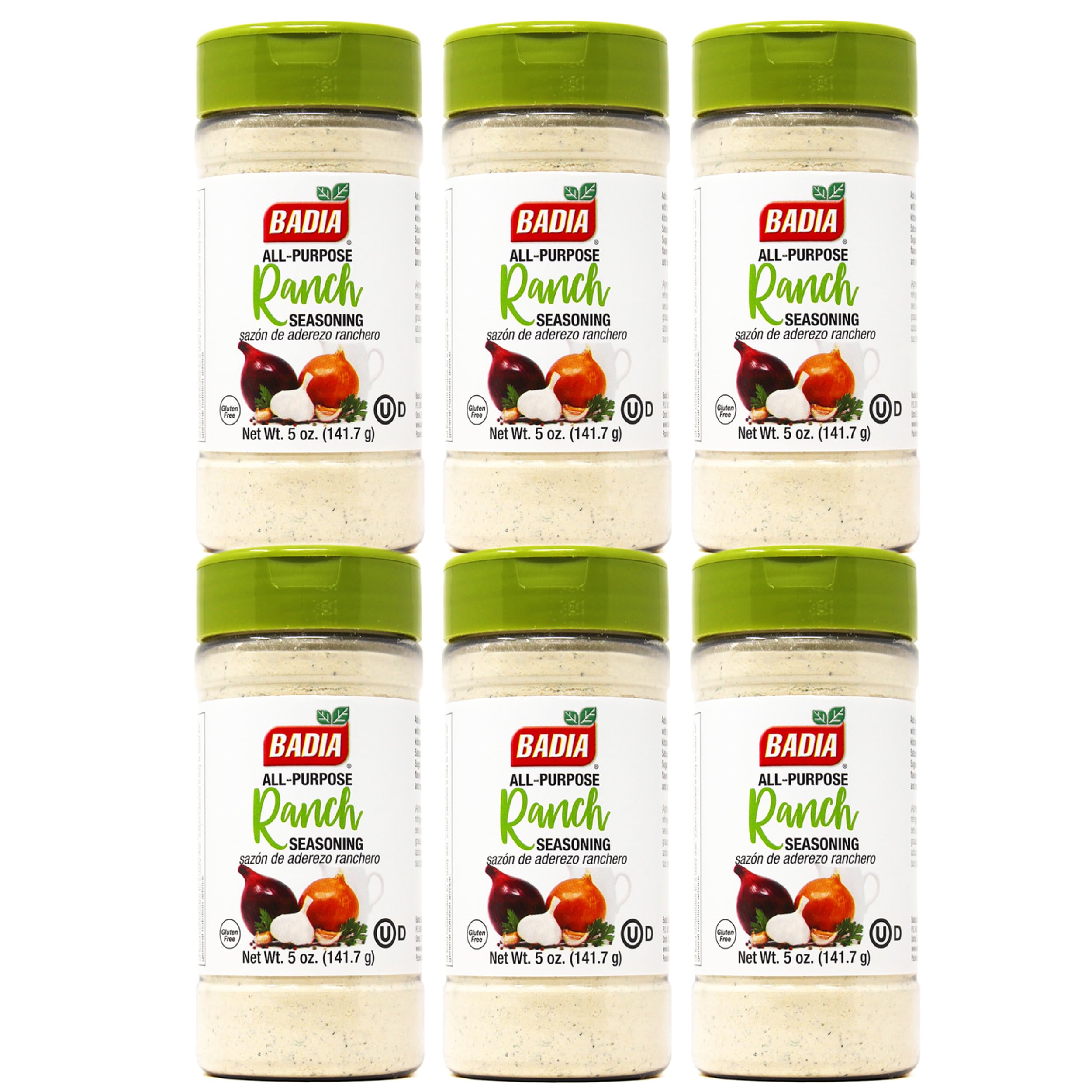 Badia Ranch Seasoning Powder, 5 oz, All-Purpose Ranch Flavor (Pack of 6)