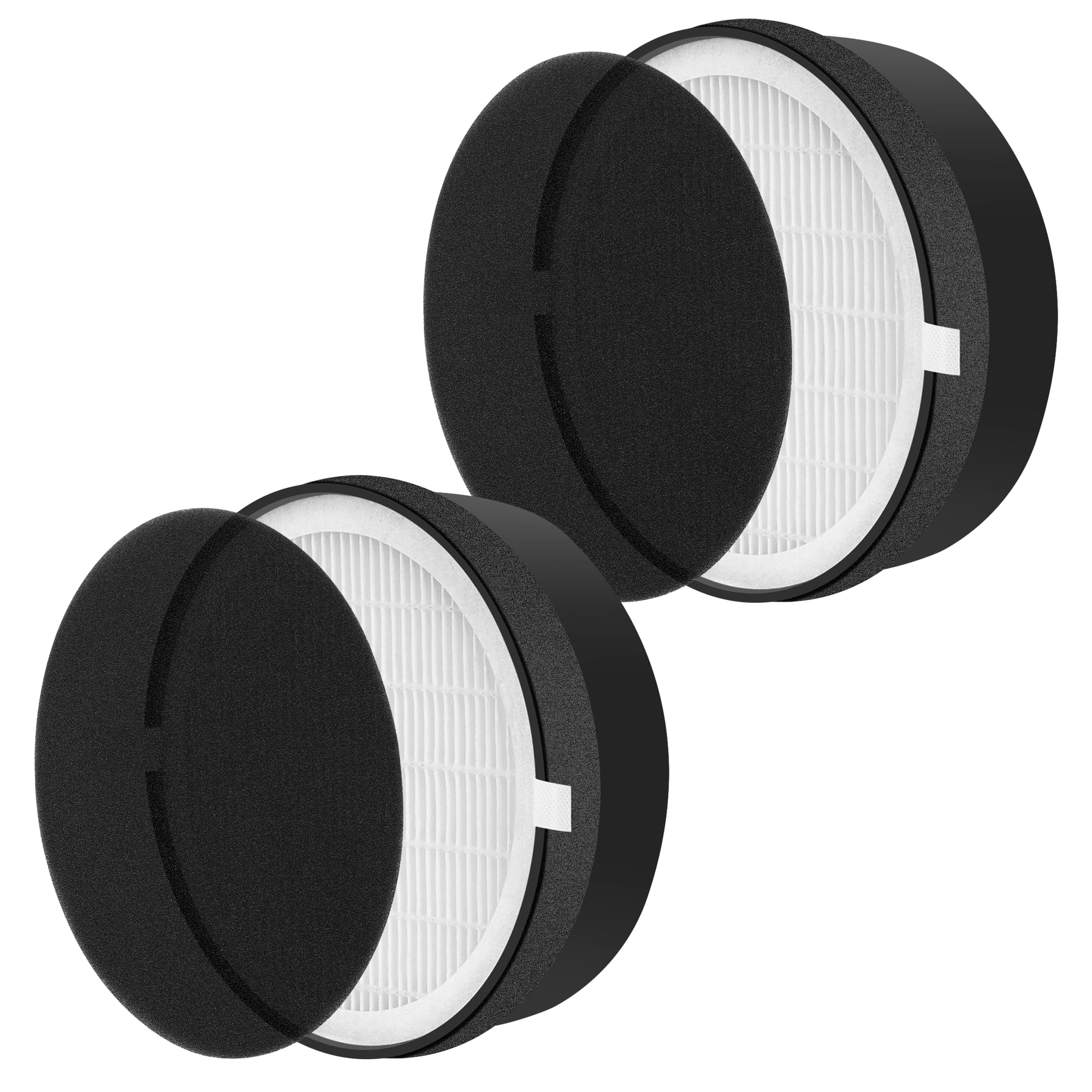 LV-H132 Replacement Filter for LEVOIT LV-H132 Air Purifier, LVH132 3-in-1 H13 True HEPA Filter Replacement Part LV-H132-RF, 2 Pack by APPLIANCEMATES