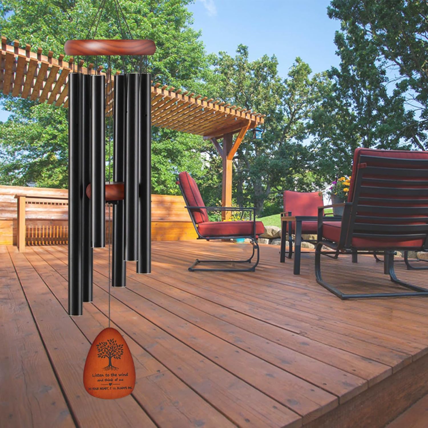 Memorial Wind Chimes for Loss of Loved One,32" Tree of Life Sympathy Wind Chime in Memory of a Loved one Like Mother Father, Ideal Bereavement/Sympathy Gifts for Condolence and Funeral
