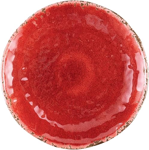 Miniatura 9 de UP ware Crackle - Platos redondos de melamina para postre, platos pequeños para servir, para aperitivos, aperitivos y guarniciones, crema, 6