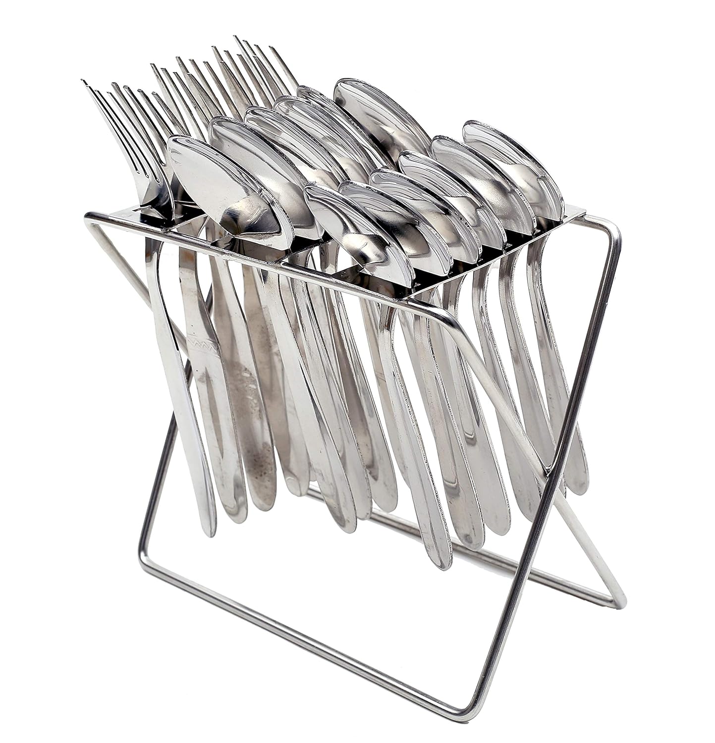 Quality Cops® Stainless Steel Cutlery Set Holder Cutlery Set for