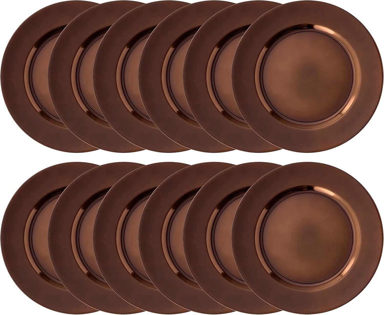 Ashland 12 Pack Brown Charger Plate by Celebrate It™ Charger Plates