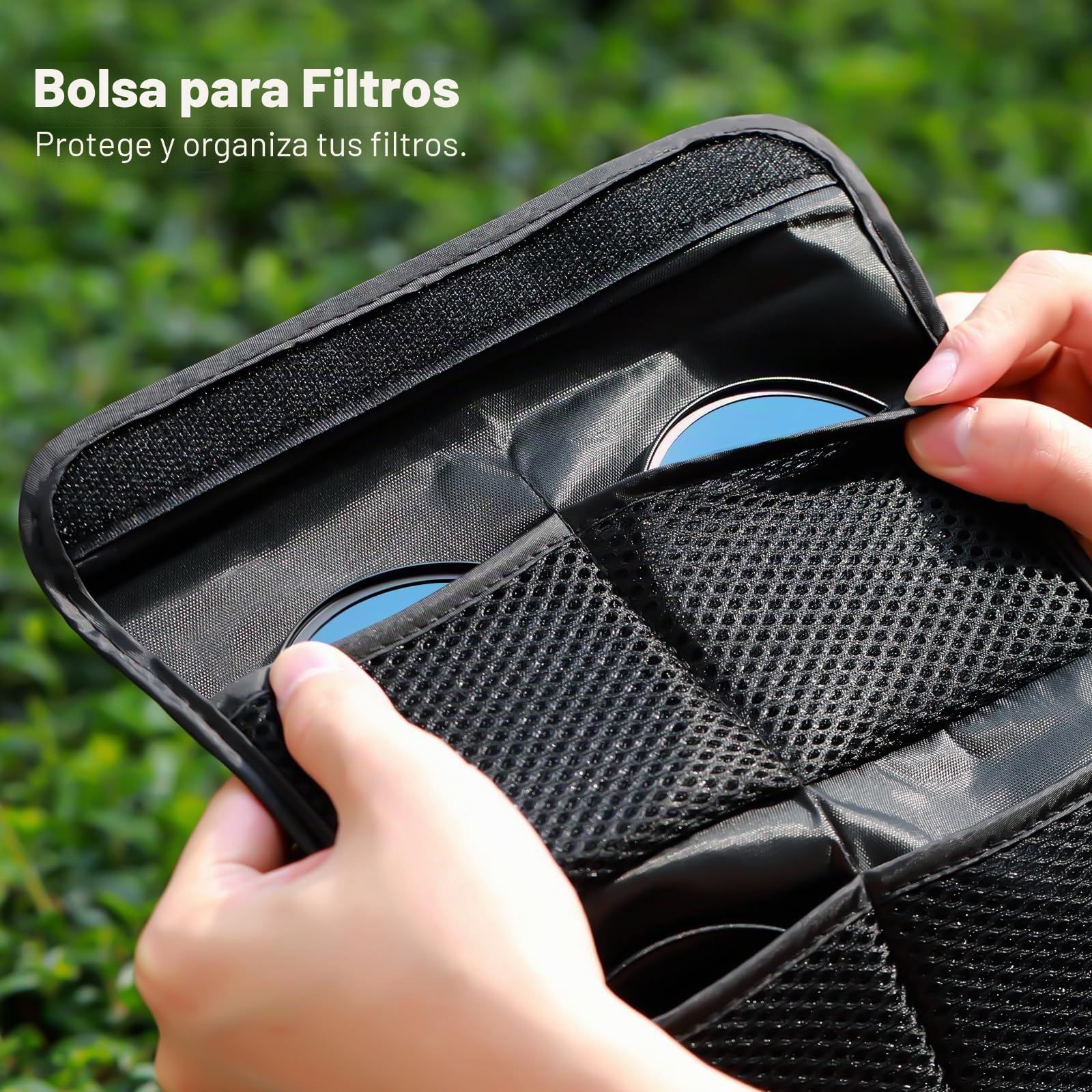Neewer Juego de filtros de lente ND de 52 mm, ND16/ND32/ND64/ND1000, bolígrafo de limpieza de lentes, bolsa de filtro, kit de accesorios de filtro HD compatible con lentes de cámara Canon, Nikon, Sony
