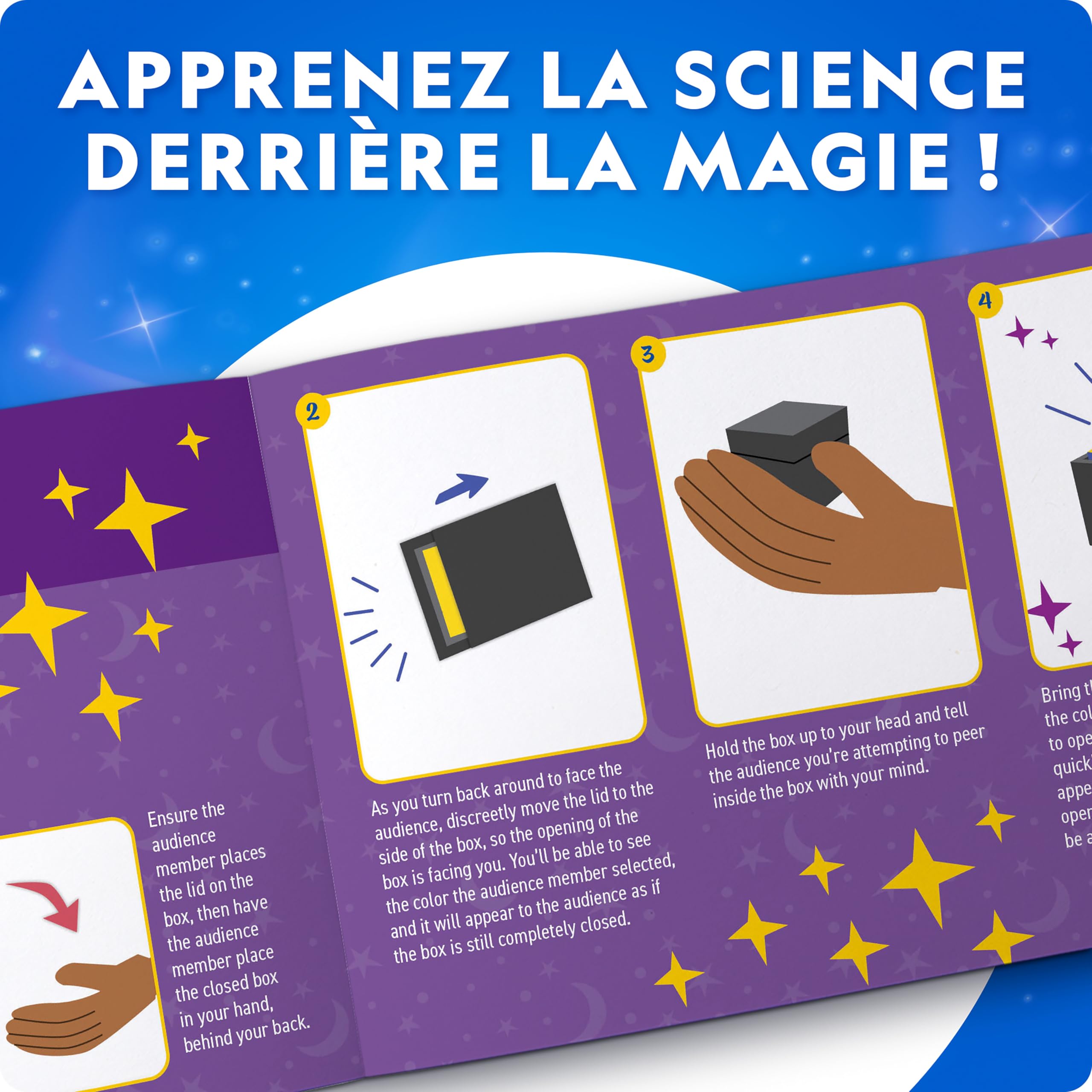 NATIONAL GEOGRAPHIC Coffret de Magie pour Enfants - 45 Tours de Magie avec Instructions Vidéo Étape par Étape d’un Magicien Professionnel, Jouets pour Filles et Garçons