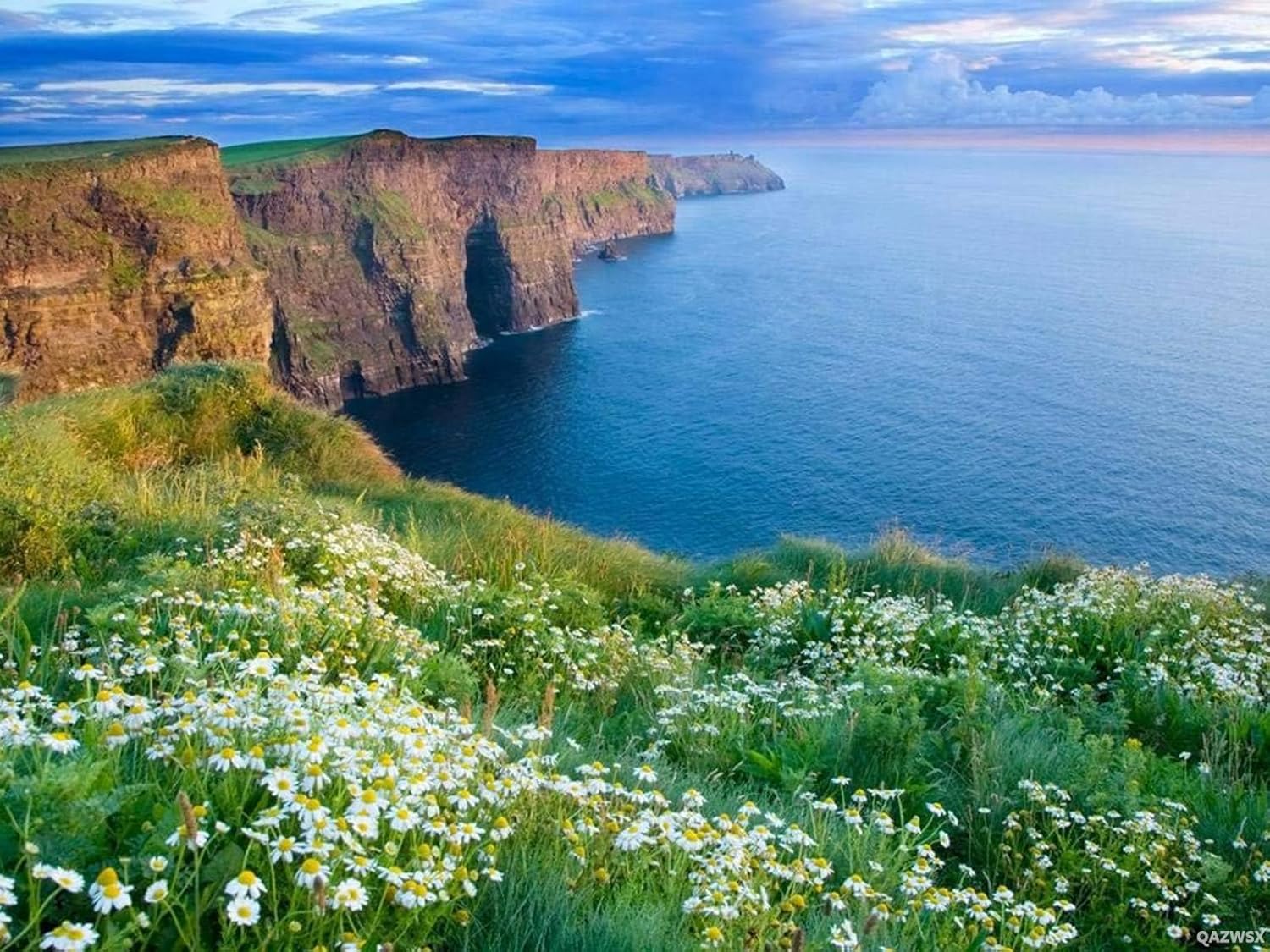 Cliffs of Moher Ireland DIY 5D Diamond Painting by Number Unique Kits Home Wall Decor Crystal Rhinestone Wall Decor Cross Stitch 30x40cm/12x16inches