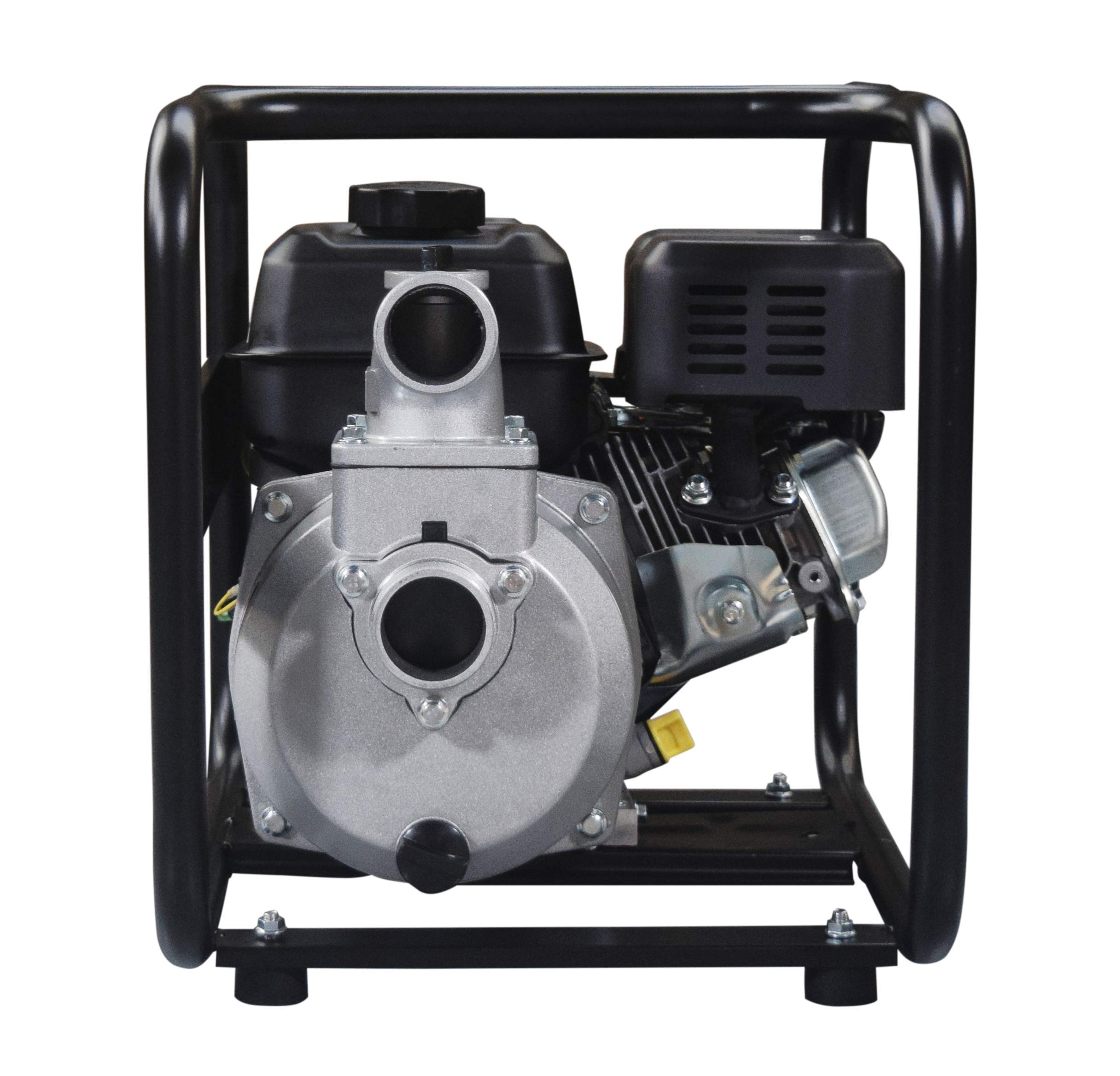 ITC Power Motobomba de Agua Gasolina Caudal 500 l/m para Riego y Cultivo - Bomba de Achique Potente para Trasvase Rápido - Water Pump con Motor OHV 4 Tiempos y Cuerpo de Aluminio Resistente