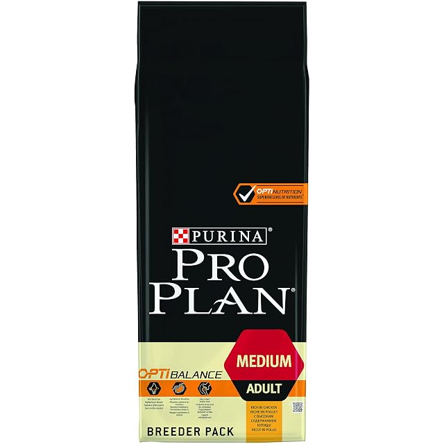 Pro Plan Purina Comida Seca para Perro Adulto Mediano con Optibalance, Sabor Pollo - 18 Kg