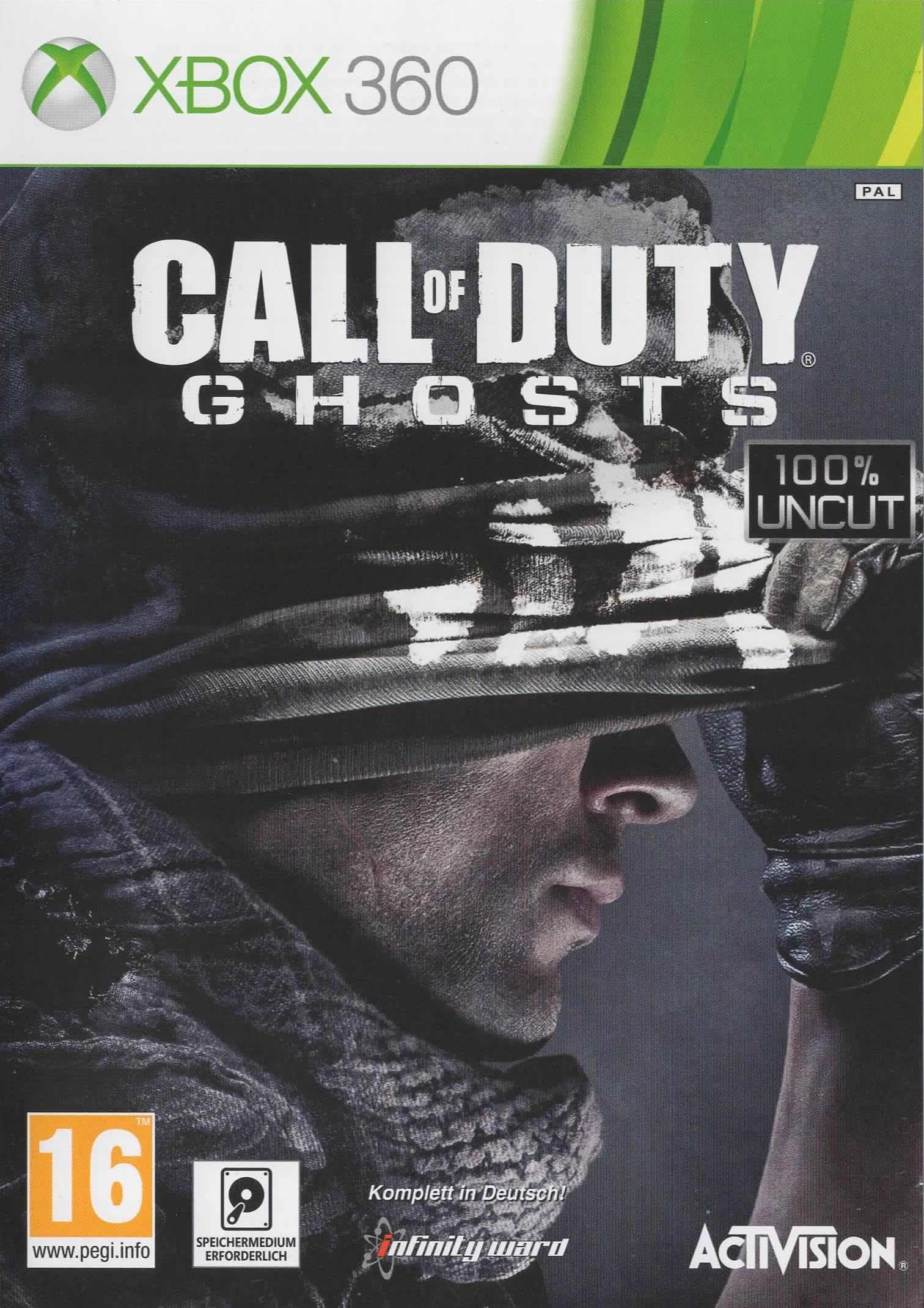 Call of Duty: Ghosts - Uncut (AT) X-Box 360