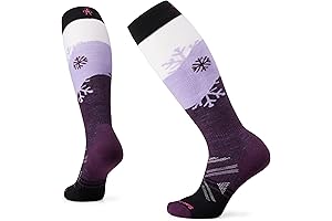 Smartwool Women's Ski Full Cushion Snowpocalypse Pattern Over The Calf Socks