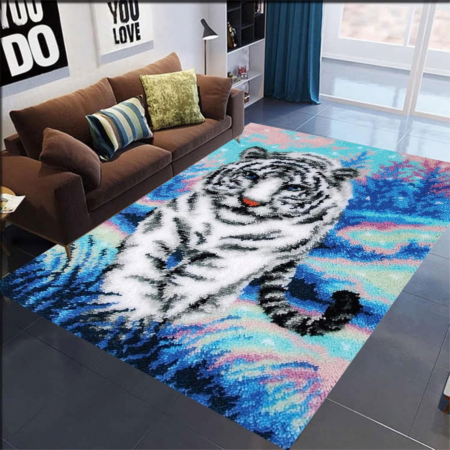 Latch Hook Kits for Adults Latch Hook Kit PrePrinted Latch Hook Rug