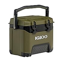 IGLOO Frigorifero BMX 25 Verde, Scatola Termica Robusta 23 L, Scatola Isotermica per Campeggio, Tempo Libero e Lavoro