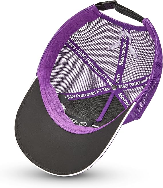 Mercedes AMG Petronas F1 2024 Lewis Hamilton Trucker Cap - Purple - One Size