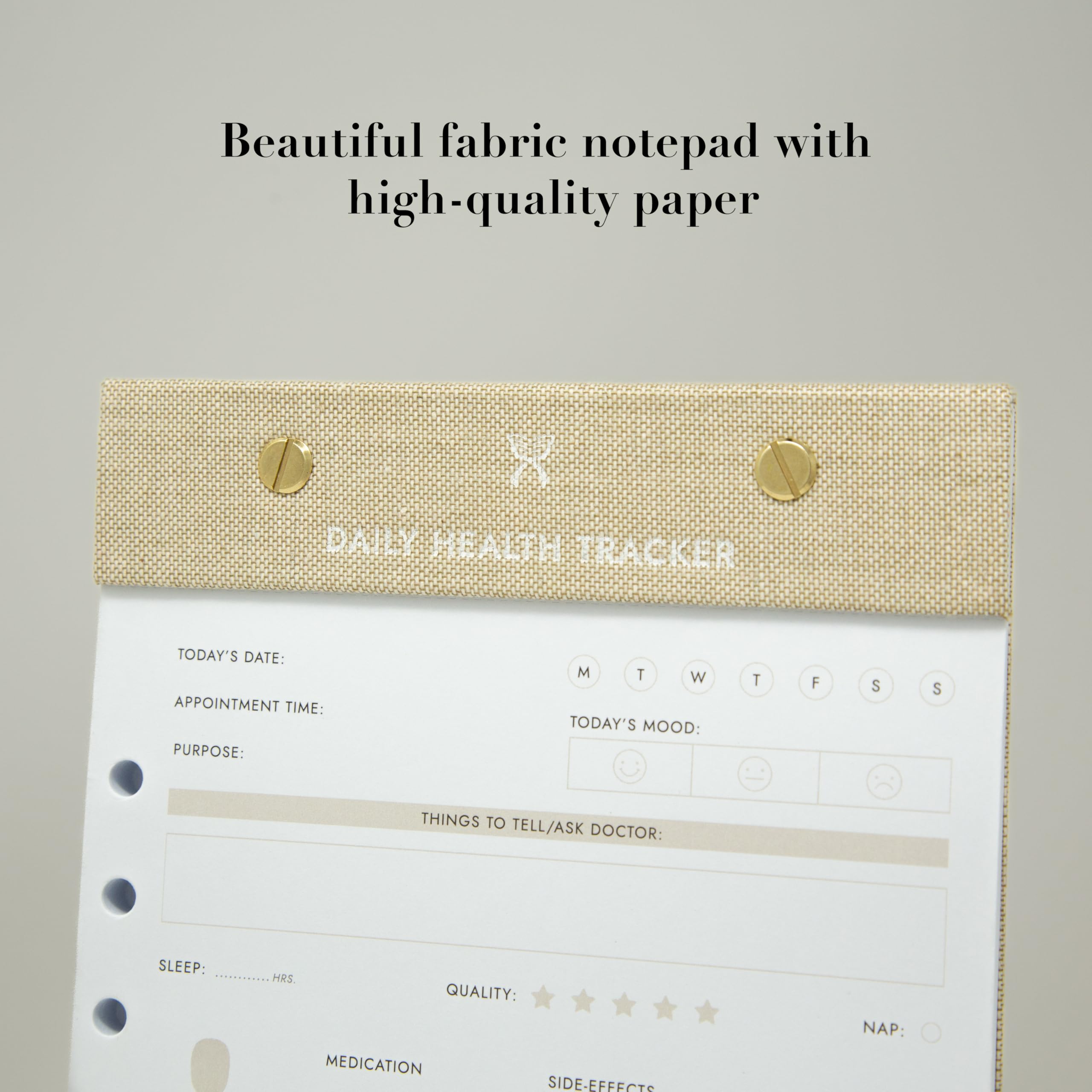 CanPlan Daily Health Tracker Notatnik, medyczny tracker zdrowia dla każdego stanu zdrowia, trackera bólu, planer zdrowia, format A5, arkusze zrywania, organizer na notatniki bez daty