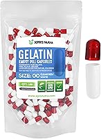 Vista 43 de XPRS Nutra Size 00 Empty Capsules - 500 Count Empty Gelatin Capsules - Pill DIY Capsule Filling - Fillable Pill Gel Caps for Do-It-Yourself Multi