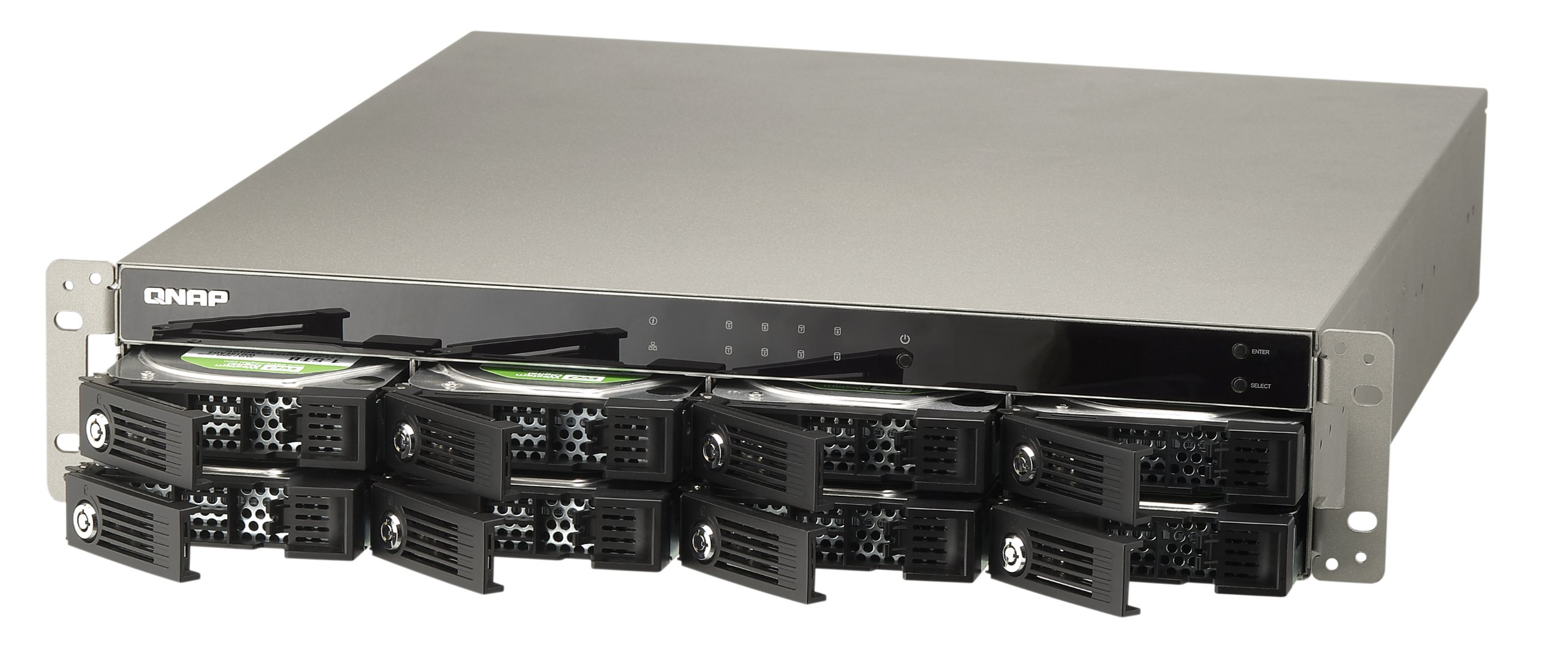 QNAP TS-859U-RP+ Boîtier disque dur réseau NAS SATAI/II Noir