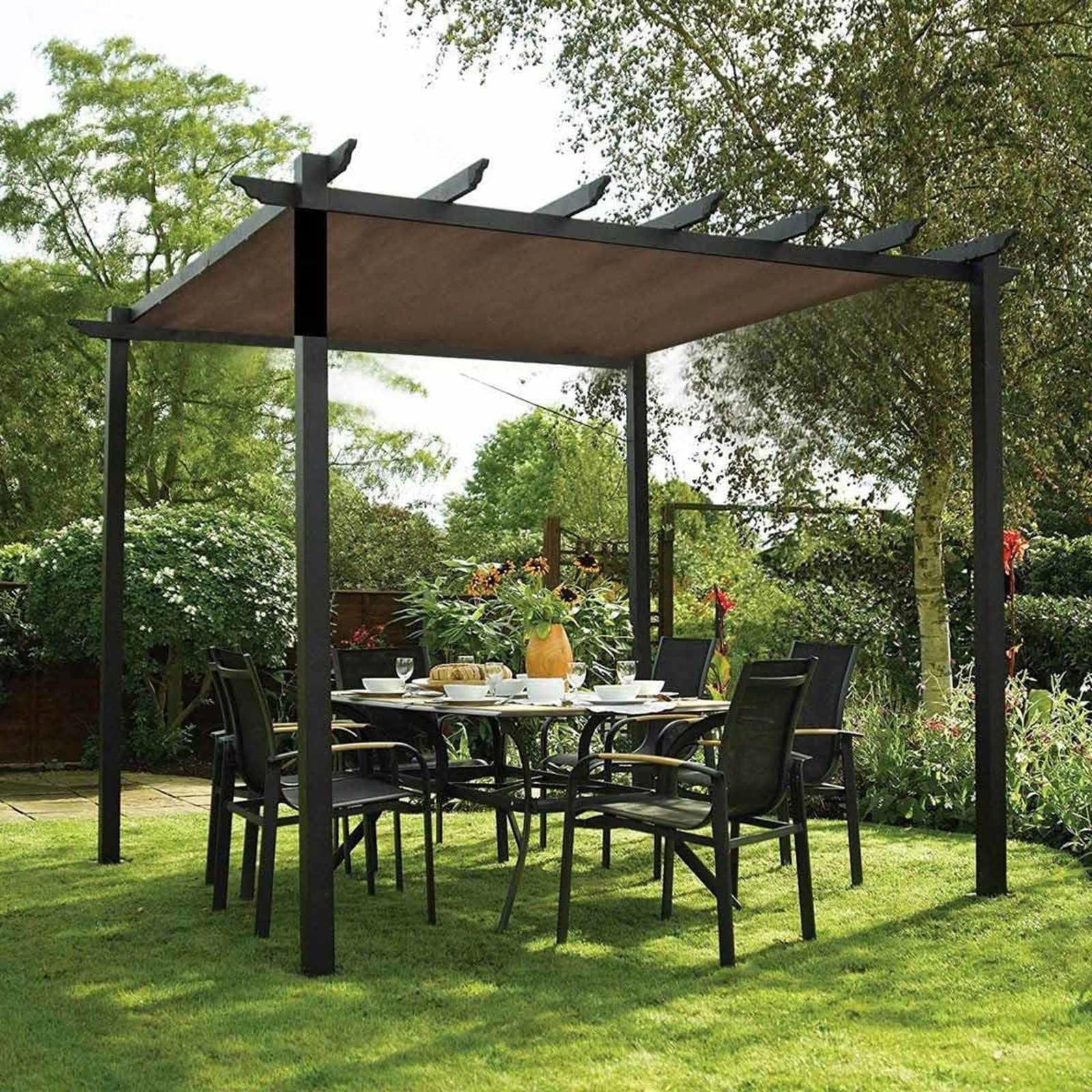 Vela de sombra de 6x4 m para terrazas y reuniones familiares frescas en el jardín