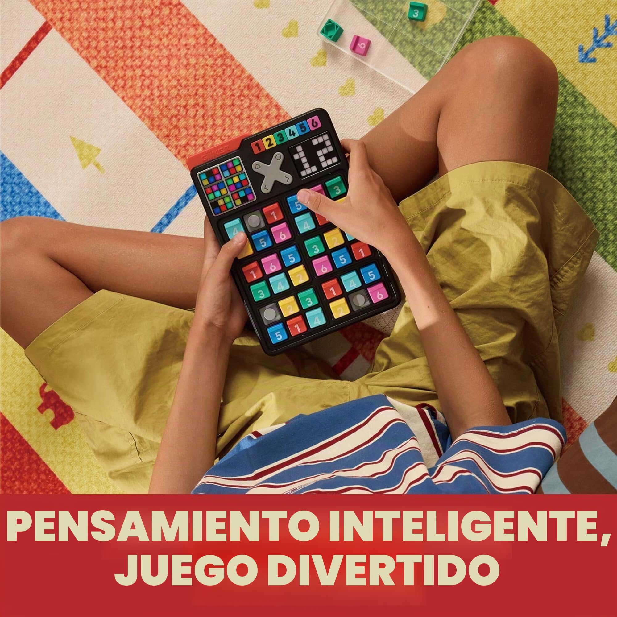 GiiKER Smart Sudoku - Juego de rompecabezas de sudoku original con 2500 desafíos para niños, rompecabezas mentales para niños, juegos de viaje, regalos de cumpleaños para niños y niñas