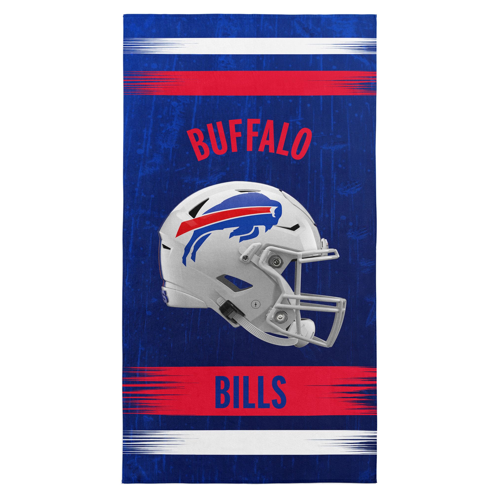 NFL Buffalo Bills Microfiber Beach Towel, 30 x 60 Inches – Quick Dry, Sand Resistant, Lightweight, Highly Absorbent, Blitz Design