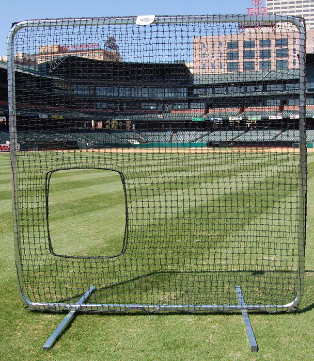 Trigon Sports Procage Premium Softball Pitcher Protective Screen with Net, 7 x 7-Feet