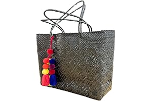 Oversized Mexican Woven Tote Bag for Women - A Vibrant Symbol of Summer Fun