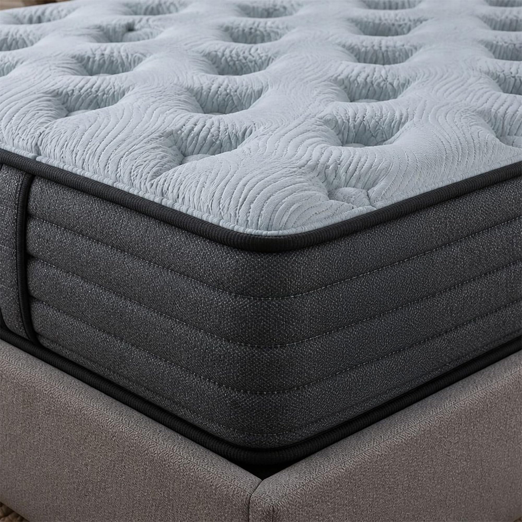 Sana Mattress, Foam Support for Comfort, Medium Firm Orthopaedic Design, Motion Isolation tech, Breathable and Durable Construction, Ideal for a restful Sleep (25cm, 5FT King)