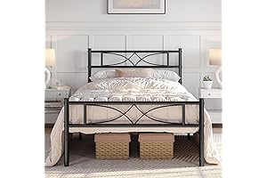 Yaheetech Twin Size Bed Frame with Mattress Included: Enhanced Comfort, Uncompromised Support
