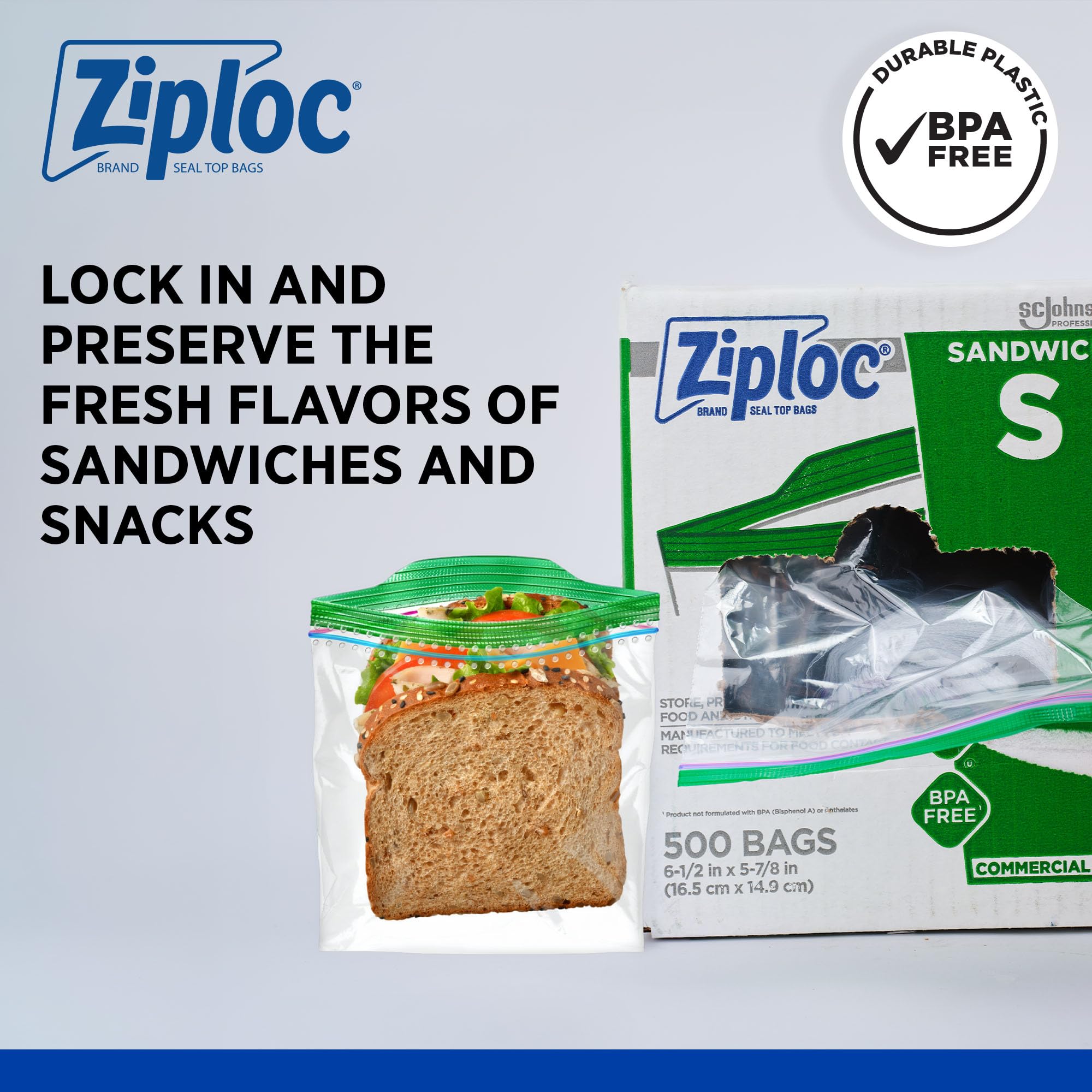 Ziploc torba na kanapki 500 ct
