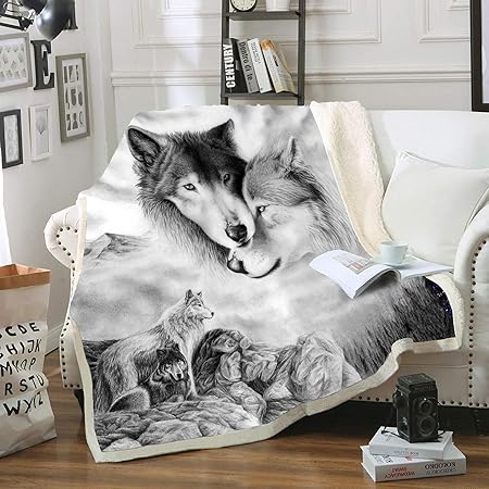 Wolf blanket Clearance