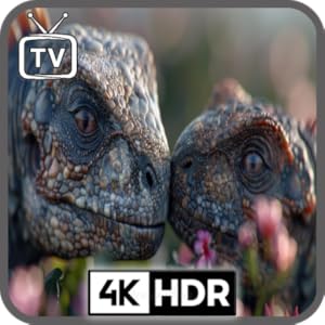 4K-Dinosaurier-TV mit Regenwaldgeräuschen – Jurassic-Ambiente + Live-Vorhersage