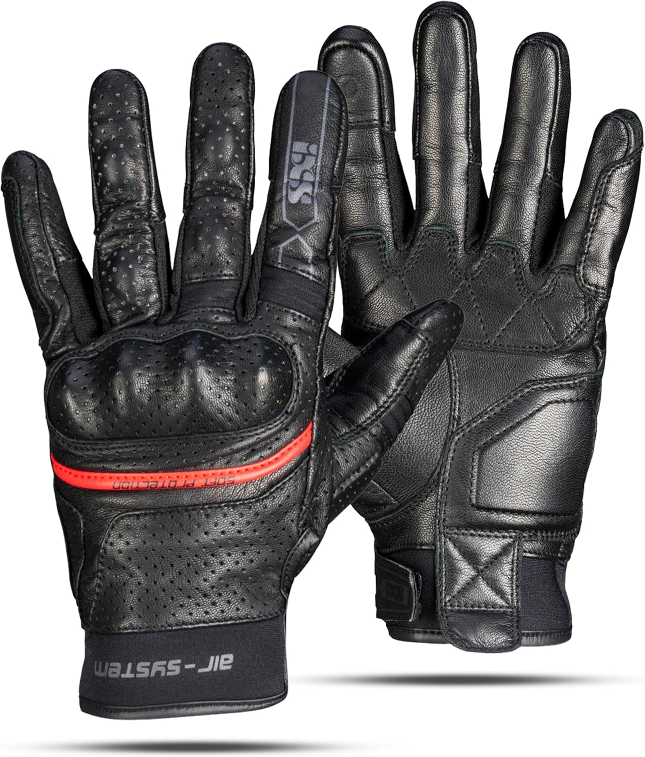 IXS Tactical Gloves for Men & Women – Motorcycle Gloves with Hard Knuckle Protection, Anti-Slip Palm for Airsoft, Hunting, Shooting, Paintball, Cycling, Outdoor Work, Biker Protector Glove - XS to 3XL