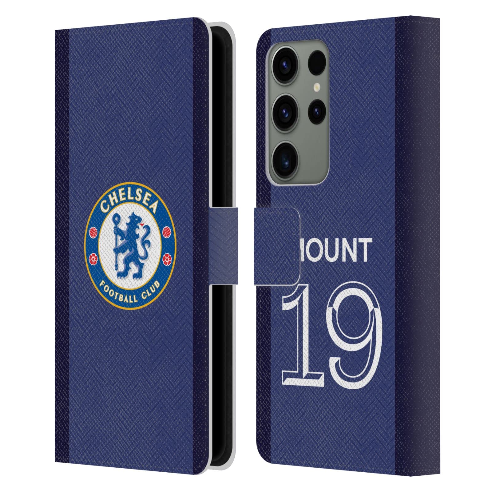 Carcasa Chelsea FC Samsung Galaxy S23 Ultra 5G funda piel libro Mason 2020/21 7