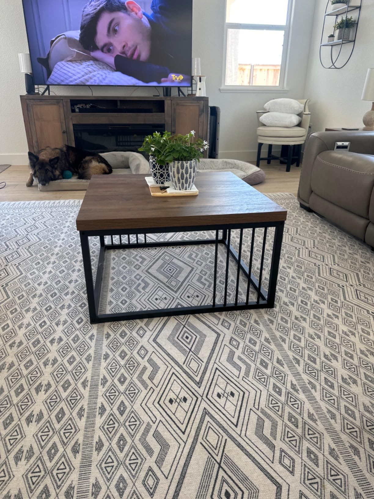 Split Tabletop $22/mo - Finance FOLUBAN Modern Coffee Table, 31.5