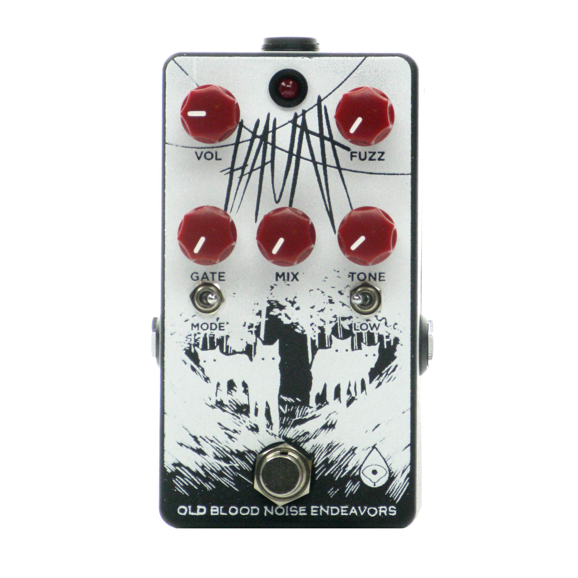 Old Blood Noise Endeavors Haunt Fuzz Pedal white Haunt LE Black 