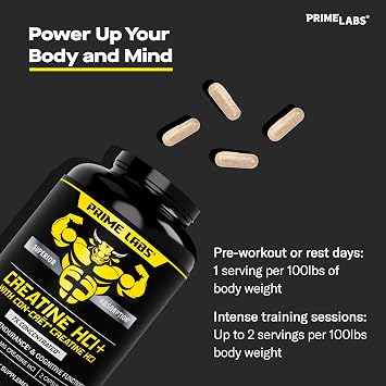 Prime Labs Prime Test Pro + Creatine HCl Capsules