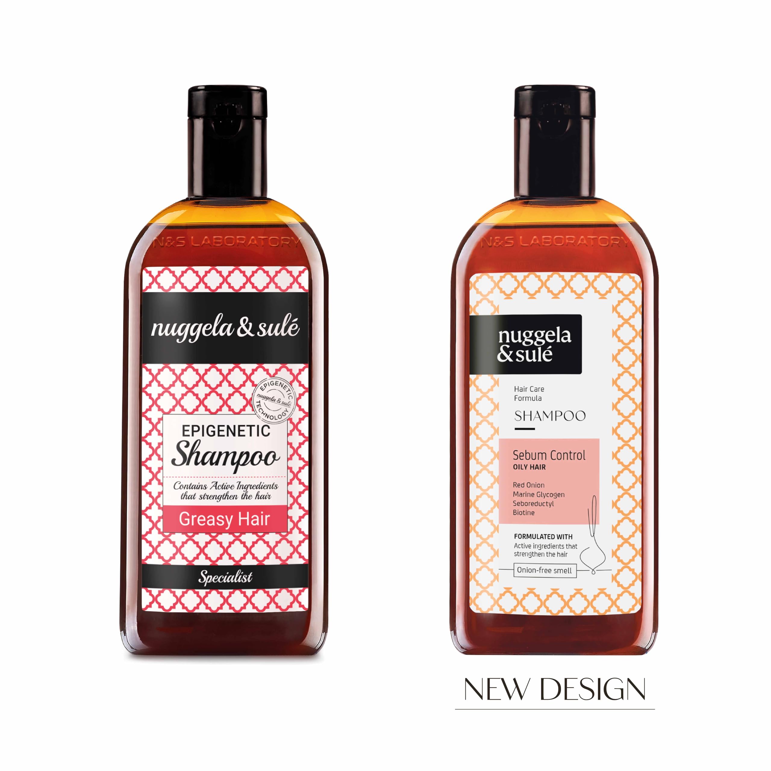 Nuggela & Sulé Shampo Seboregolatore per Capelli Grassi. Con Estratto di Cipolla Rossa e Seborreductyl. Riduce la Secrezione Sebacea e Migliora la Qualitá del Capello. 1 x 250 ml