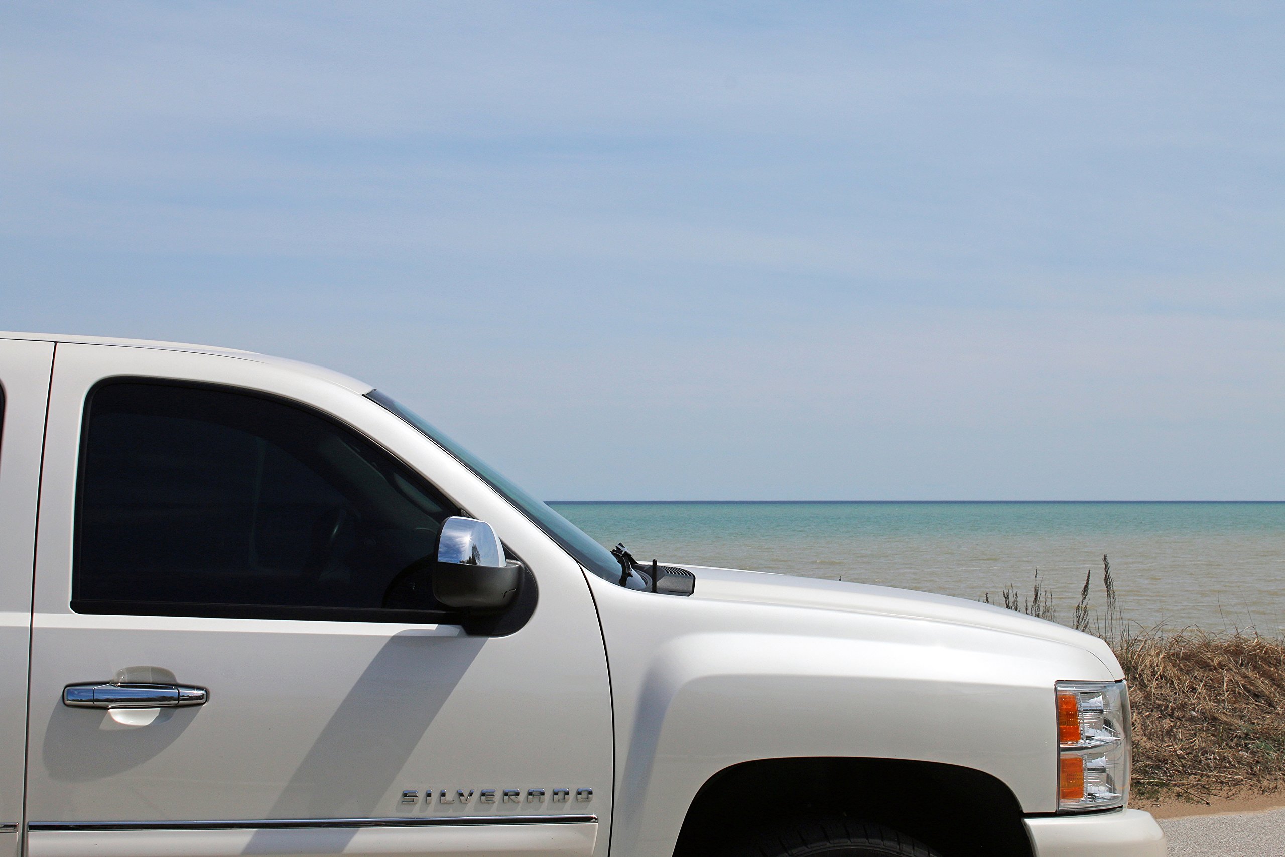 AntennaMastsRus - Made in USA - 4 Inch Black Aluminum Antenna is Compatible with Chevrolet Silverado 1500 (1985-2005)