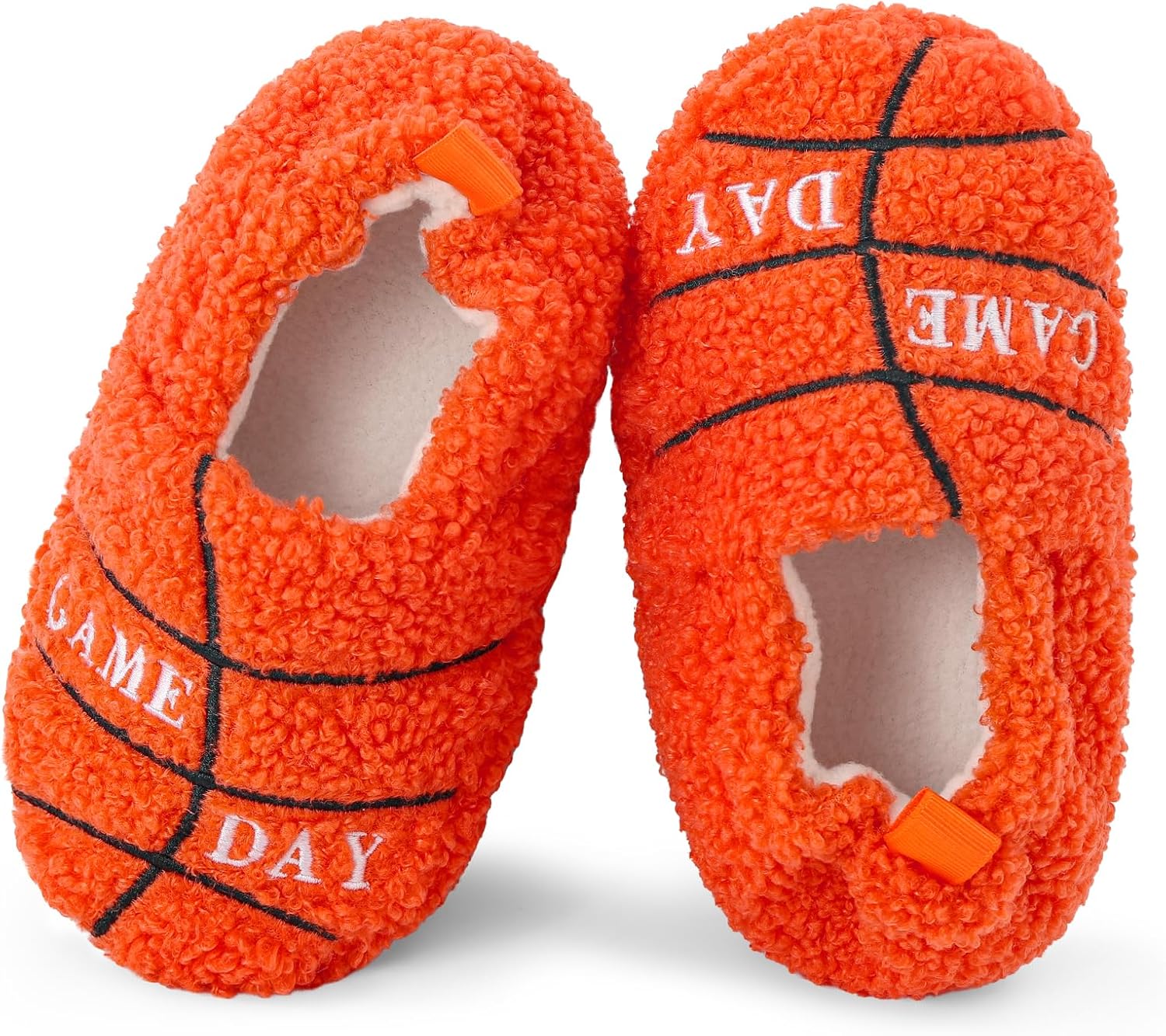 KAKU NANU Toddler Kids Slippers Cute Animal Cartoon Shoes Girls Boys Warm Fleece Winter Household Slippers