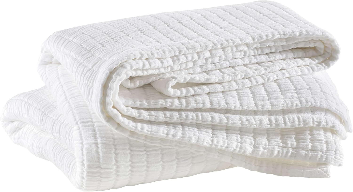 Pine Cone Hill Boyfriend White Matelasse Coverlet, King Size, White Solid Pattern