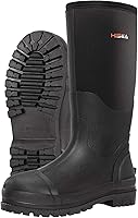 Vista 1 de HISEA - Botas de trabajo para hombre, botas de lluvia de neopreno, botas para barro con suela aislante