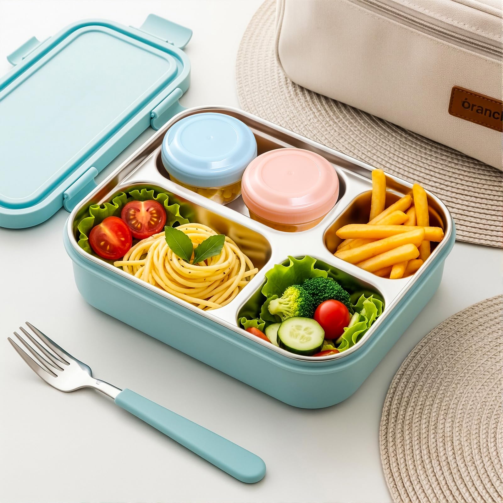 VITEVER Salad Dressing Containers - Leak-Proof & Reusable -2 VITEVER Salad Dressing Containers - Leak-Proof & Reusable -2