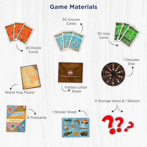 Miniatura 3 de SALIDA: El último acertijo del profesor | Escape Room| Brainteasers | Resolución de misterios | Búsqueda del tesoro | Juego de Kosmos | Sala de