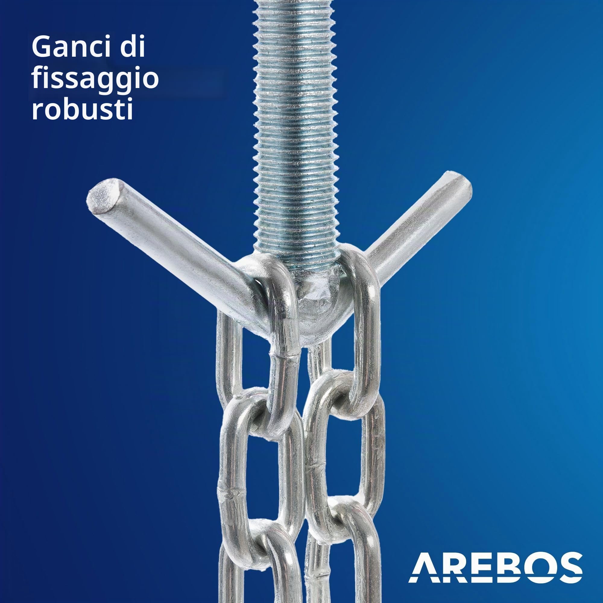 Arebos Ponte motore 500 kg [730-1480 mm] Traversa parafango Sollevatore motore Supporto motore Traversa motore | Acciaio verniciato | Rosso