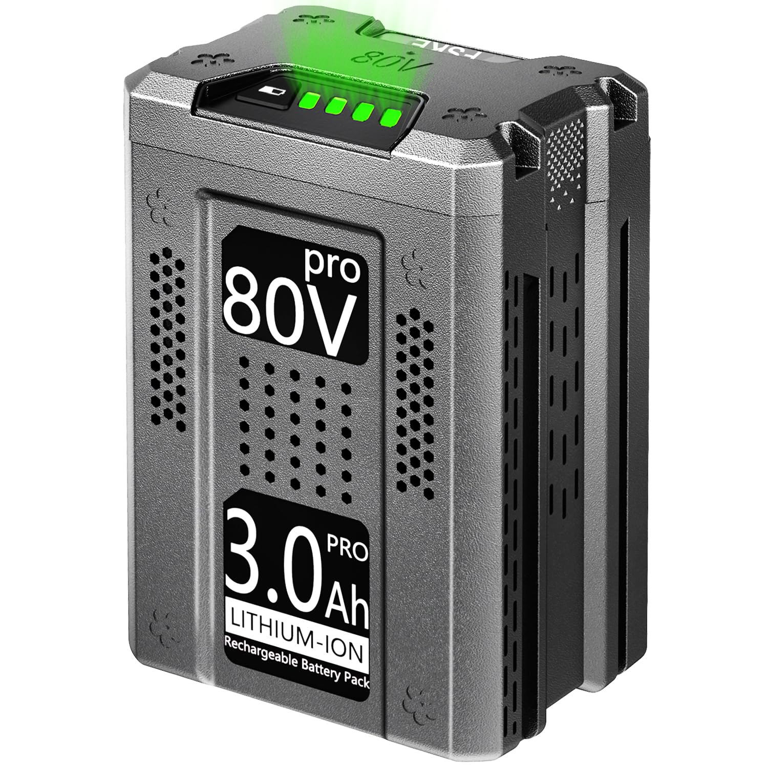 FSKE 3.0Ah Replacement for Greenworks 80V Battery GBA80200 GBA80250 GBA80400 - Compatible with Greenworks Pro 80 Volt Power Tools