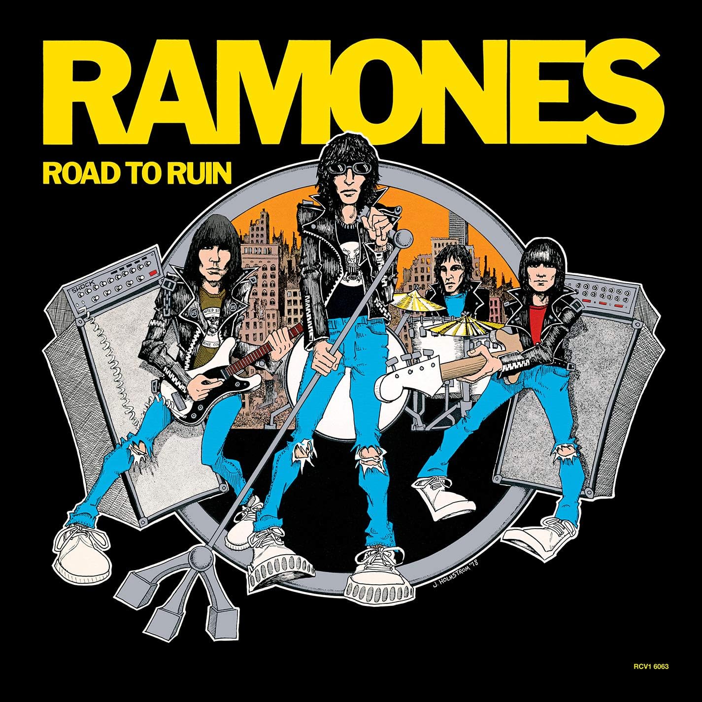 RAMONES - ROAD TO RUIN por Ramones — capa do álbum