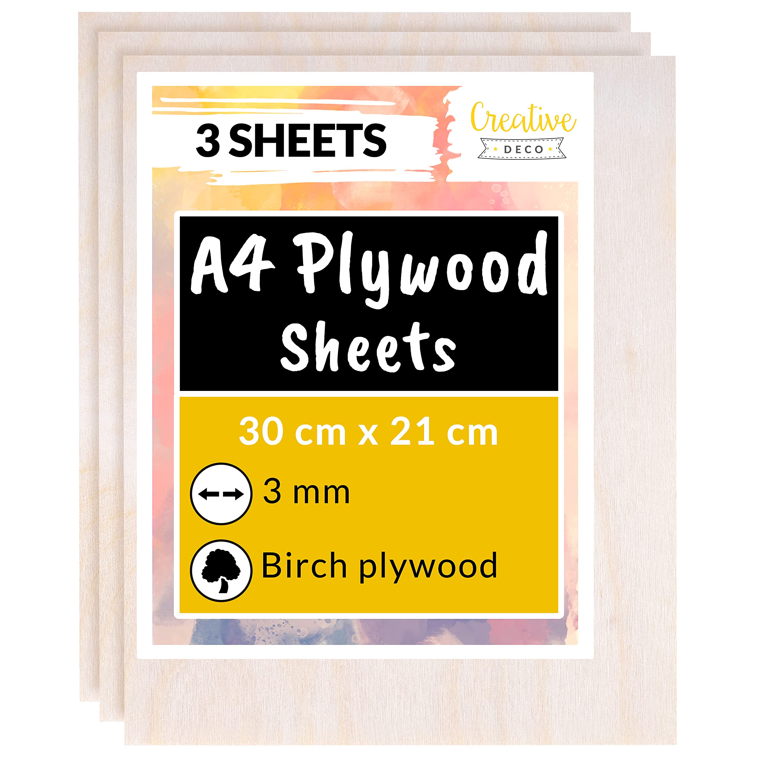buy-creative-deco-3-x-a4-plywood-sheets-300-x-210-x-3mm-baltic-birch