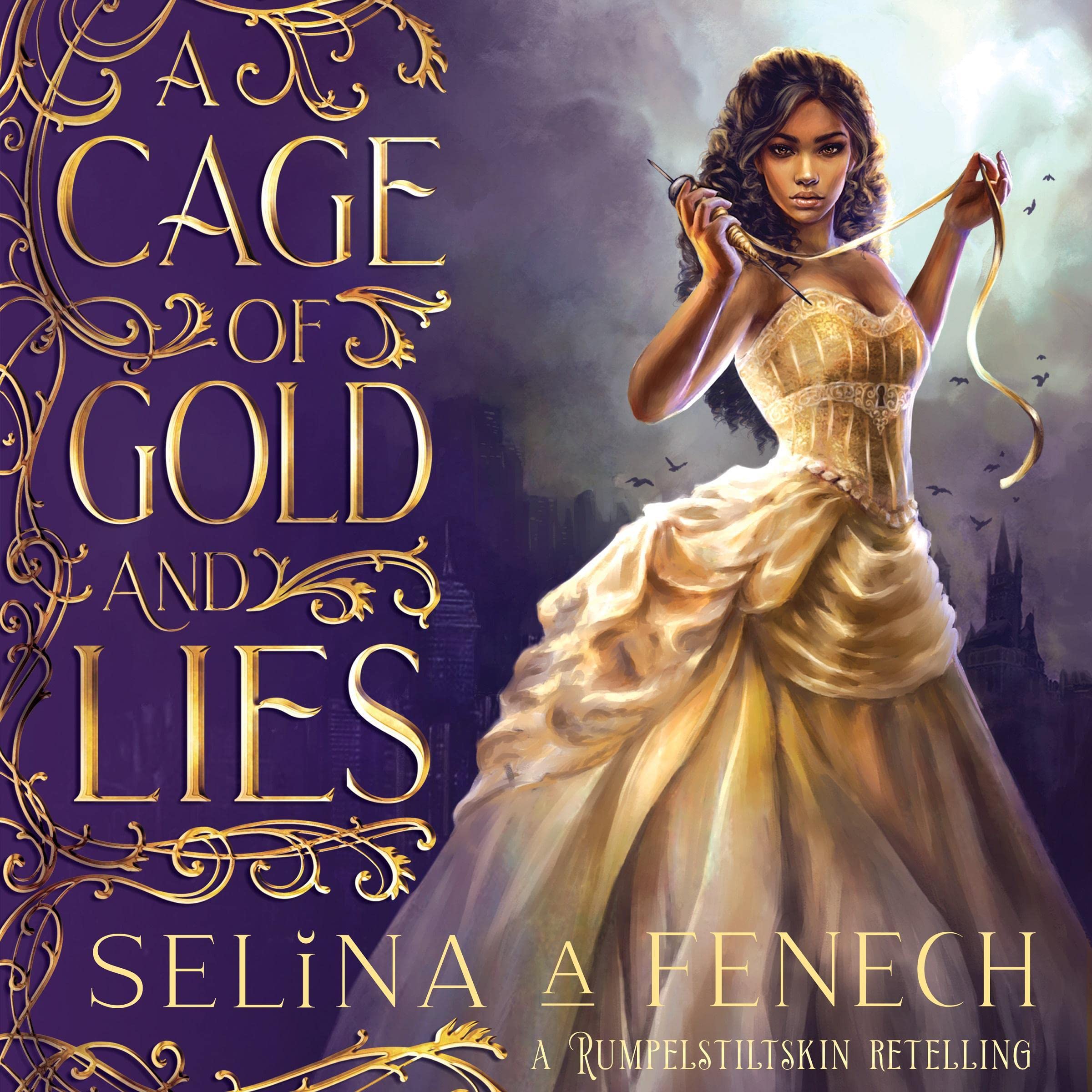 Cover art for A Cage of Gold and Lies