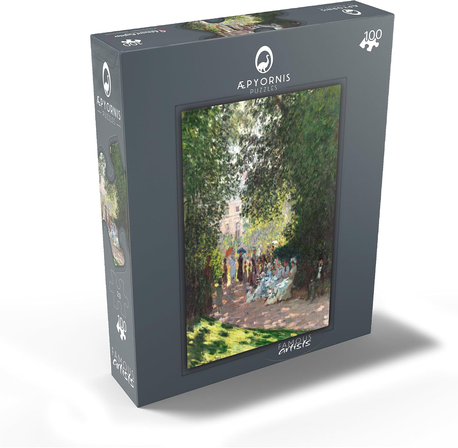 MyPuzzle The PARC Monceau 1878 By Claude Monet - Premium 100 Piece Jigsaw Puzzle for Adults