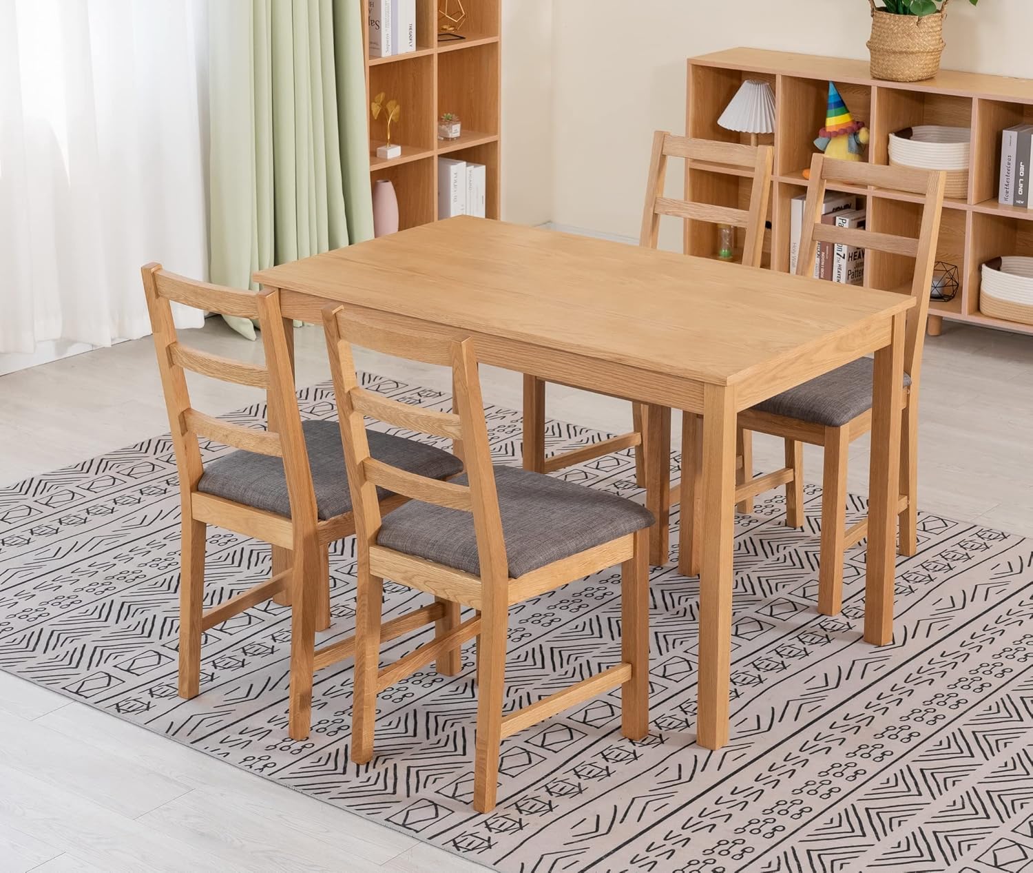 Hallowood Furniture Waverly Oak Small Dining Table (120x70cm) & Dining