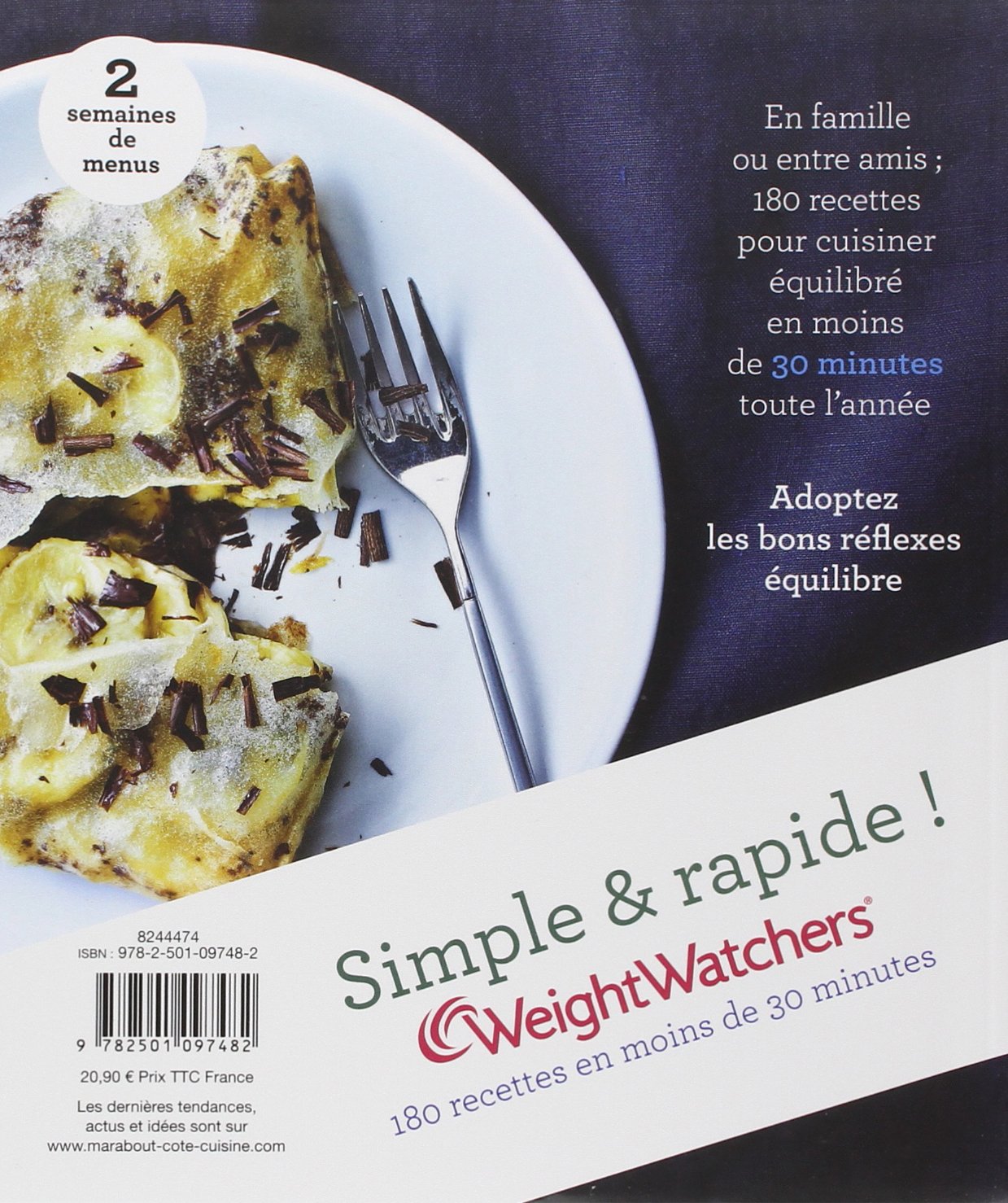 180 Recettes Weight Watchers: 2 Semaines De Menus 180 RECETTES WEIGHT WATCHERS EXPRESS: COLLECTIF: 9782501097482: Books -  Amazon.ca