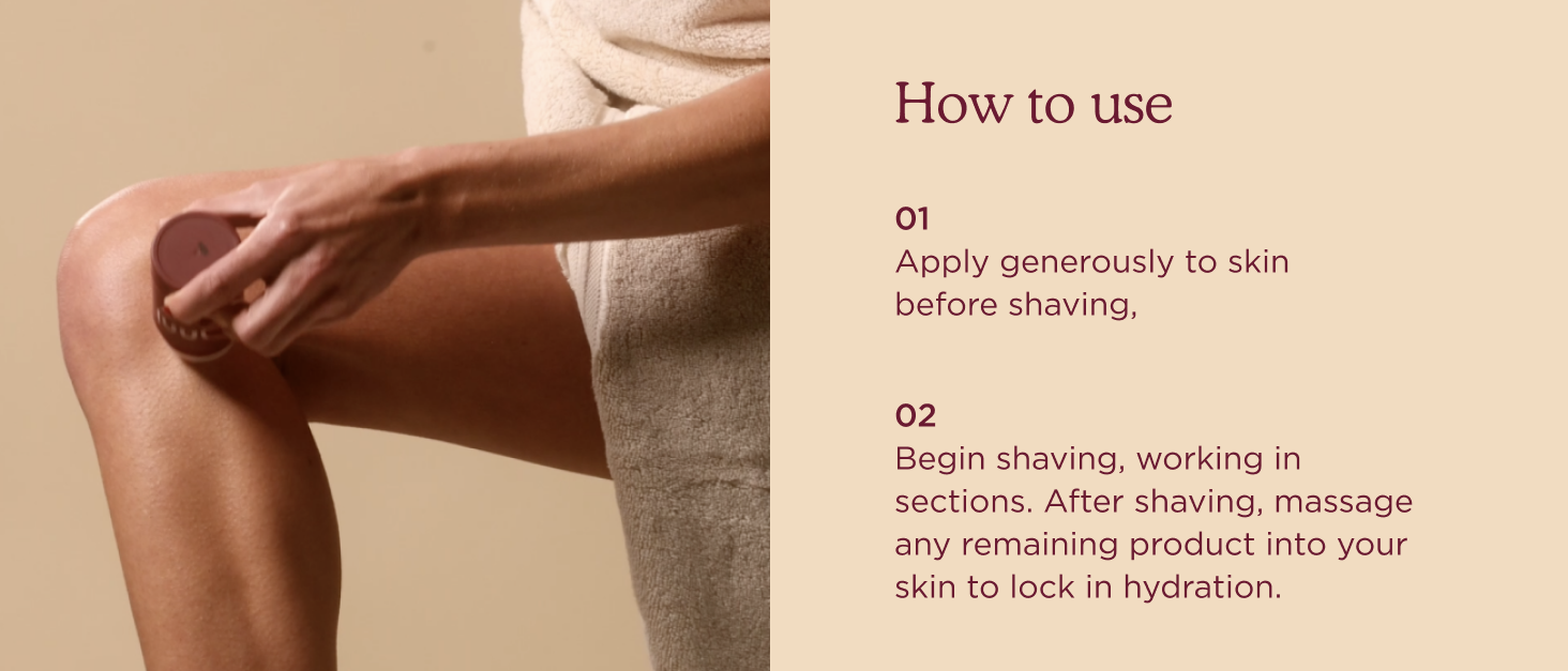 HANNI Shave Pillow, Shaving Gel for Women and Men, Hair Removal Products for Pubic, Body Hair or Legs, In-Shower/Waterless Razor, Travel Friendly Skin Care Moisturizer, Women's Grooming, 3 oz